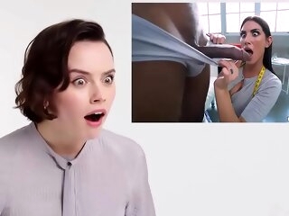 Daisy Ridley hulking rebound adhering a BBC